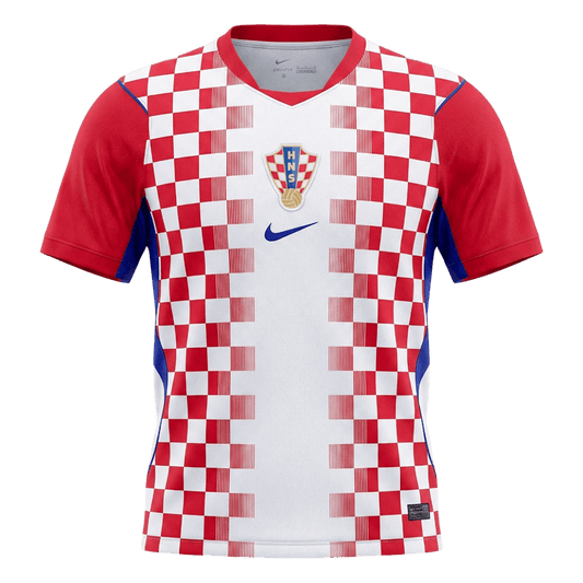 Heren Kroatië Thuis Voetbalshirt WK Voetbal 2026 - voorkant