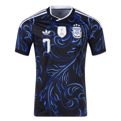 DE PAUL #7 Heren Argentinië uitshirt WK Voetbal 2026