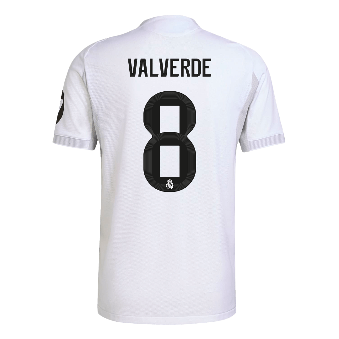 VALVERDE #8 Real Madrid Thuis Spelersversie Voetbalshirt 2025/26 - Slim Fit - foto 11