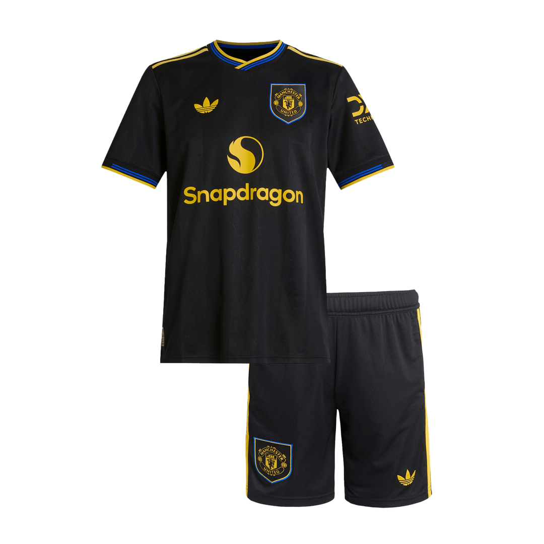 Kinder Manchester United Derde Tenue 2025/26 football shirt