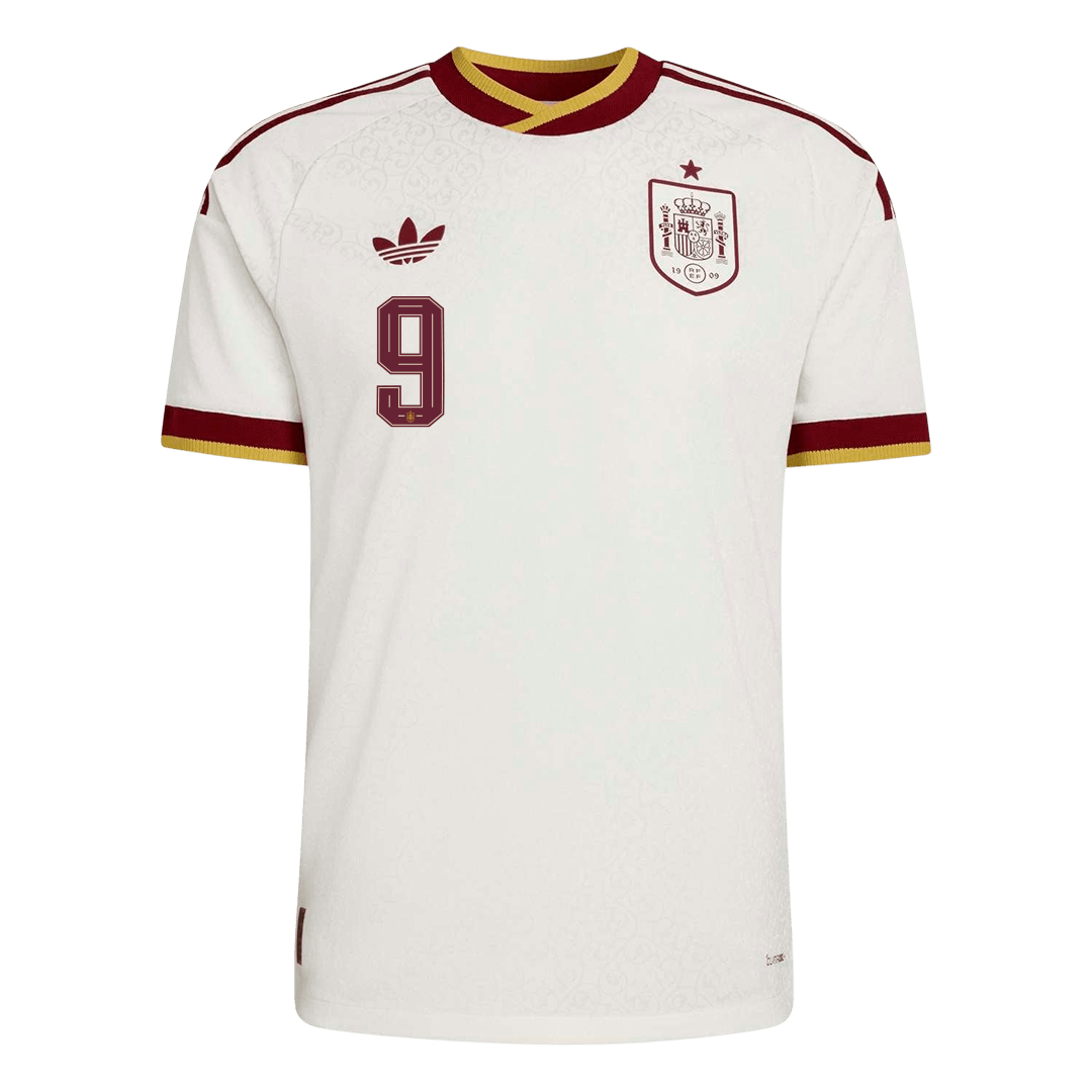 GAVI #9 Spanje Spelersversie uitshirt WK Voetbal 2026 - slim fit