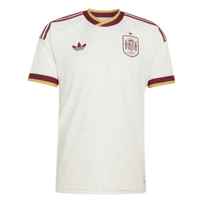 Heren Spanje Uit Voetbalshirt WK Voetbal 2026 - voorkant