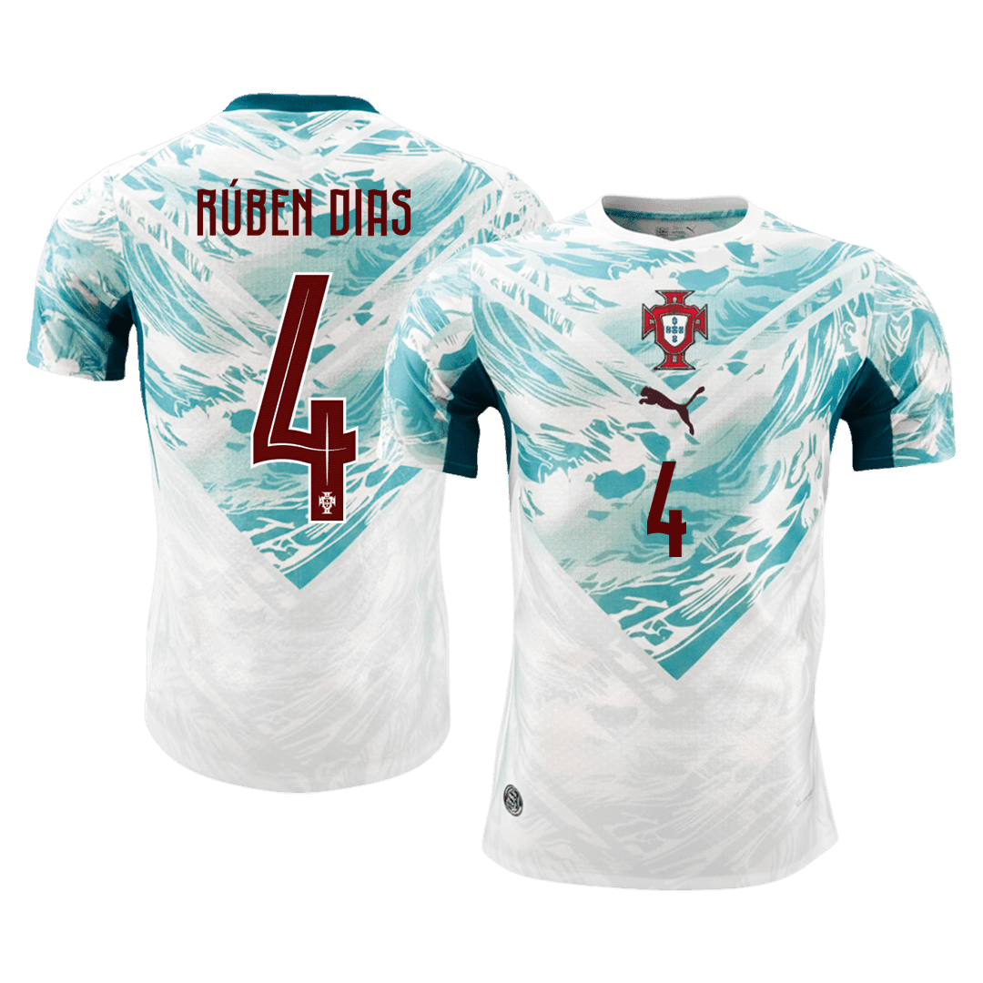 RÚBEN DIAS #4 Portugal Spelersversie uitshirt WK Voetbal 2026 - slim fit