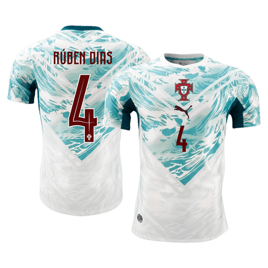 RÚBEN DIAS #4 Portugal Spelersversie uitshirt WK Voetbal 2026 - slim fit