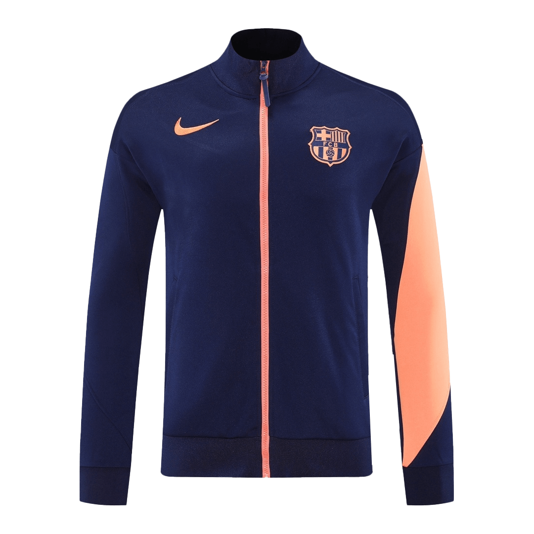 Barcelona Trainingsjack 2025/26 Navy&Orange football shirt