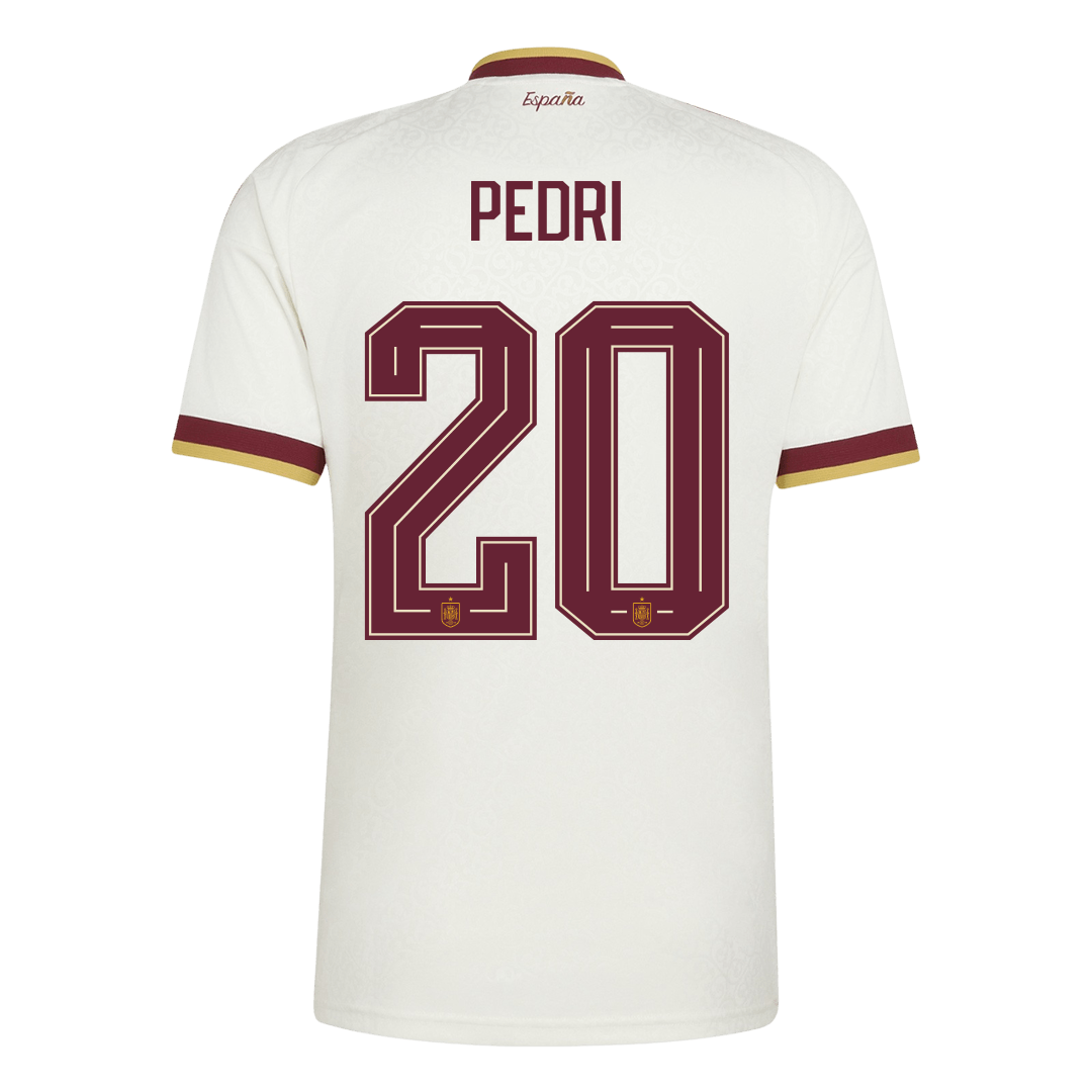 PEDRI #20 Heren Spanje uitshirt WK Voetbal 2026