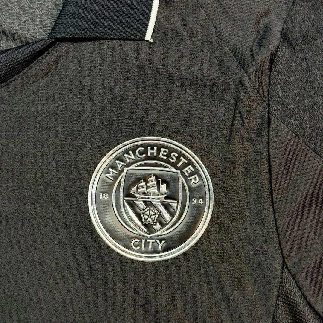 RODRIGO #16 Manchester City Uit Spelersversie Voetbalshirt 2025/26 - Slim Fit - detail