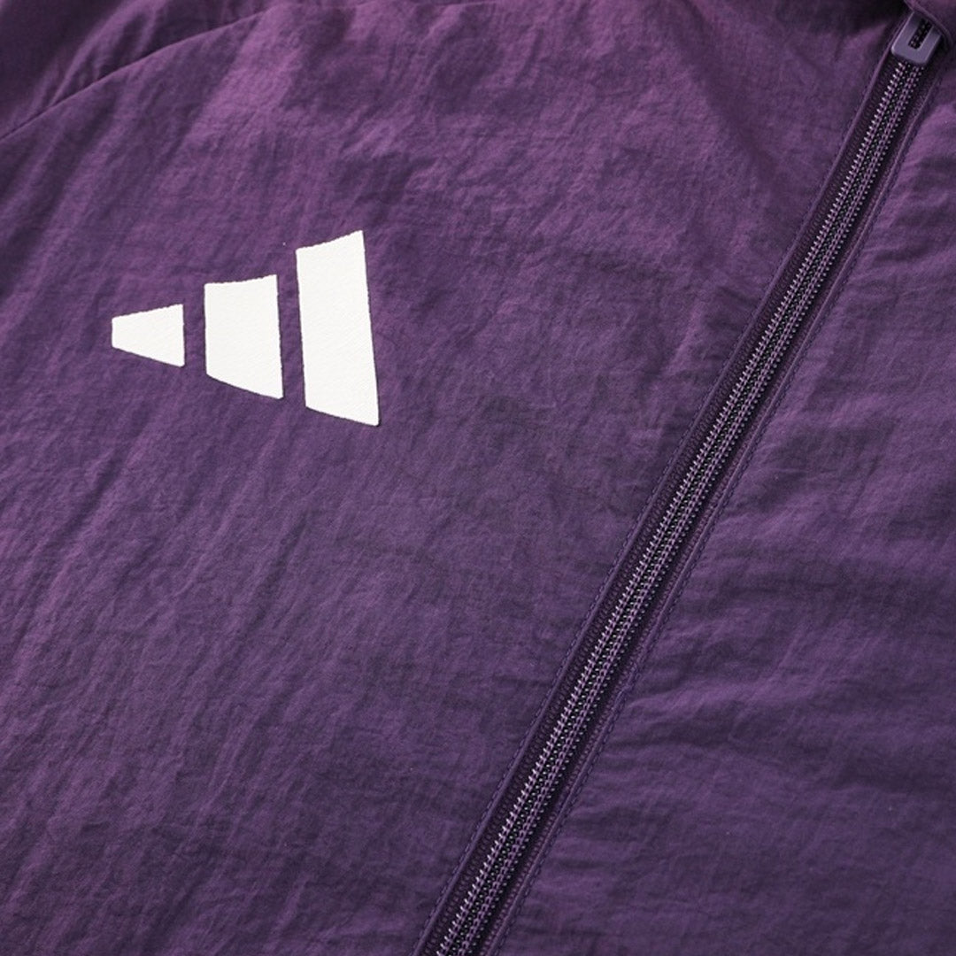 Manchester United Windjack 2025/26 Purple - zijkant