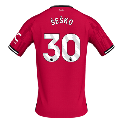 ŠEŠKO #30 Heren Manchester United Thuis Voetbalshirt 2025/26 [PREMIUM] - foto 9