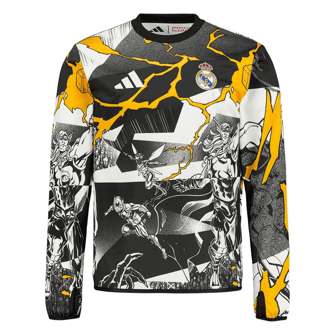 Heren Real Madrid Lange Mouwen Voetbalshirt 2025/26