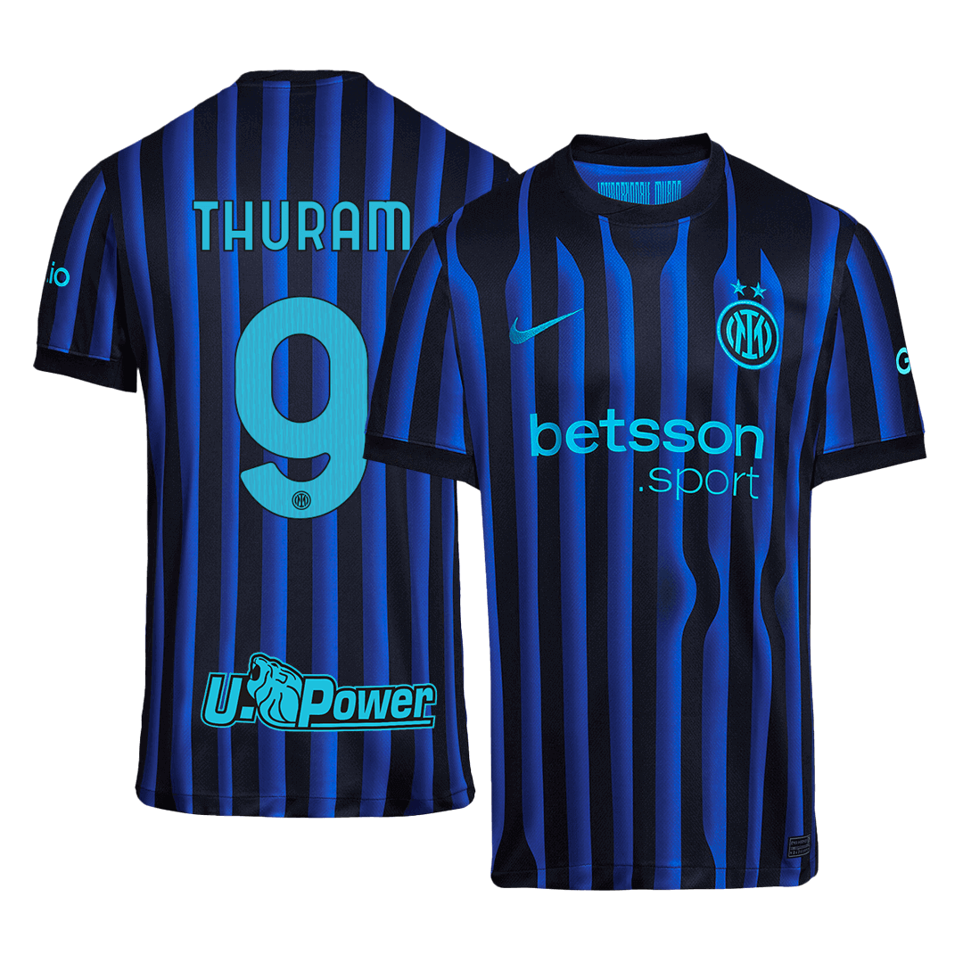 THURAM #9 Heren Inter Milan Thuis Voetbalshirt 2025/26