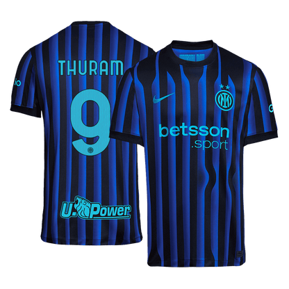 THURAM #9 Heren Inter Milan Thuis Voetbalshirt 2025/26
