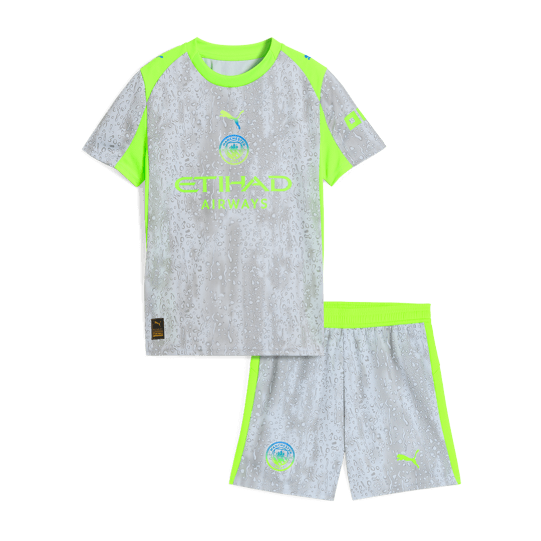 Kinder Manchester City Derde Tenue 2025/26 football shirt