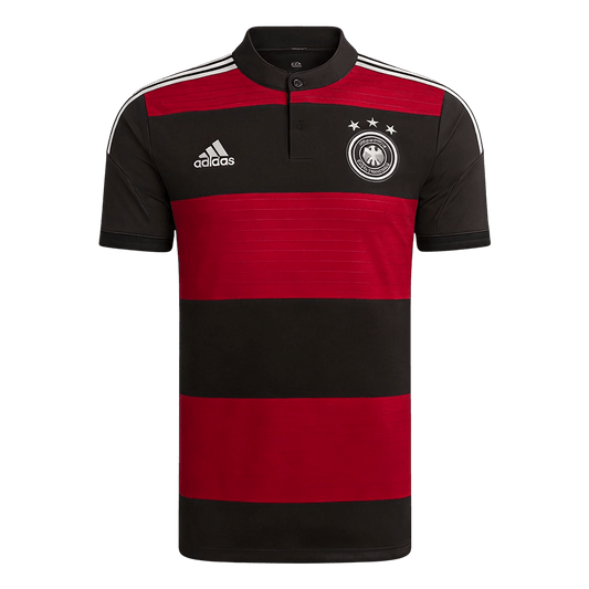 Retro Duitsland Uit Voetbalshirt 2014 - voorkant