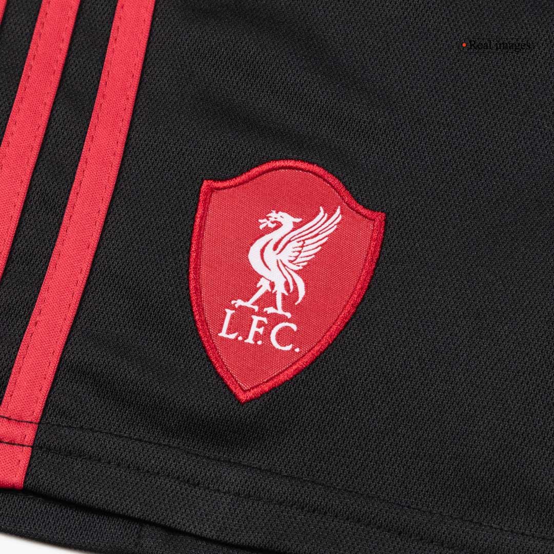 Kinder Liverpool Uit Tenue 2025/26 - detail