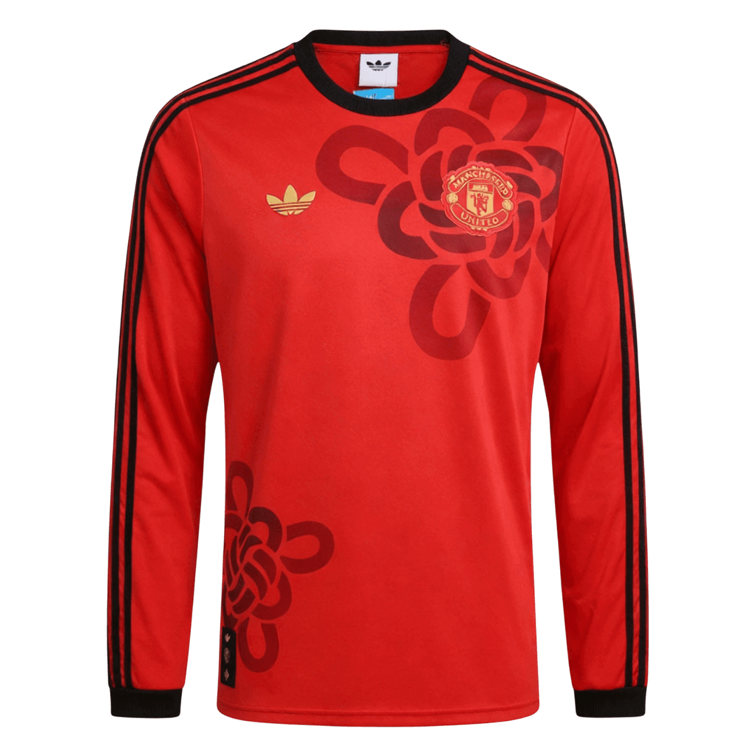 Heren Manchester United Lange Mouwen Voetbalshirt 2025/26