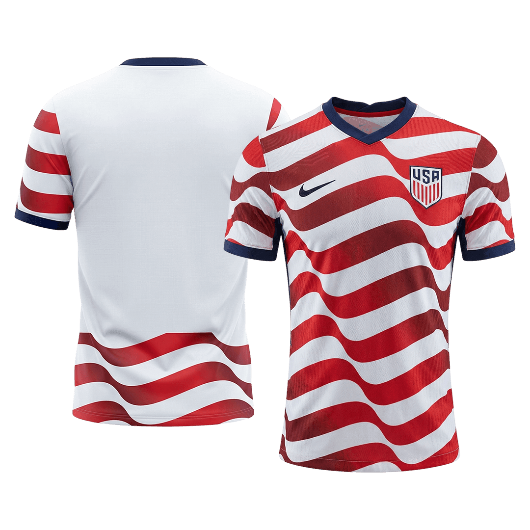 Heren Verenigde Staten Thuis Voetbalshirt WK Voetbal 2026 - achterkant