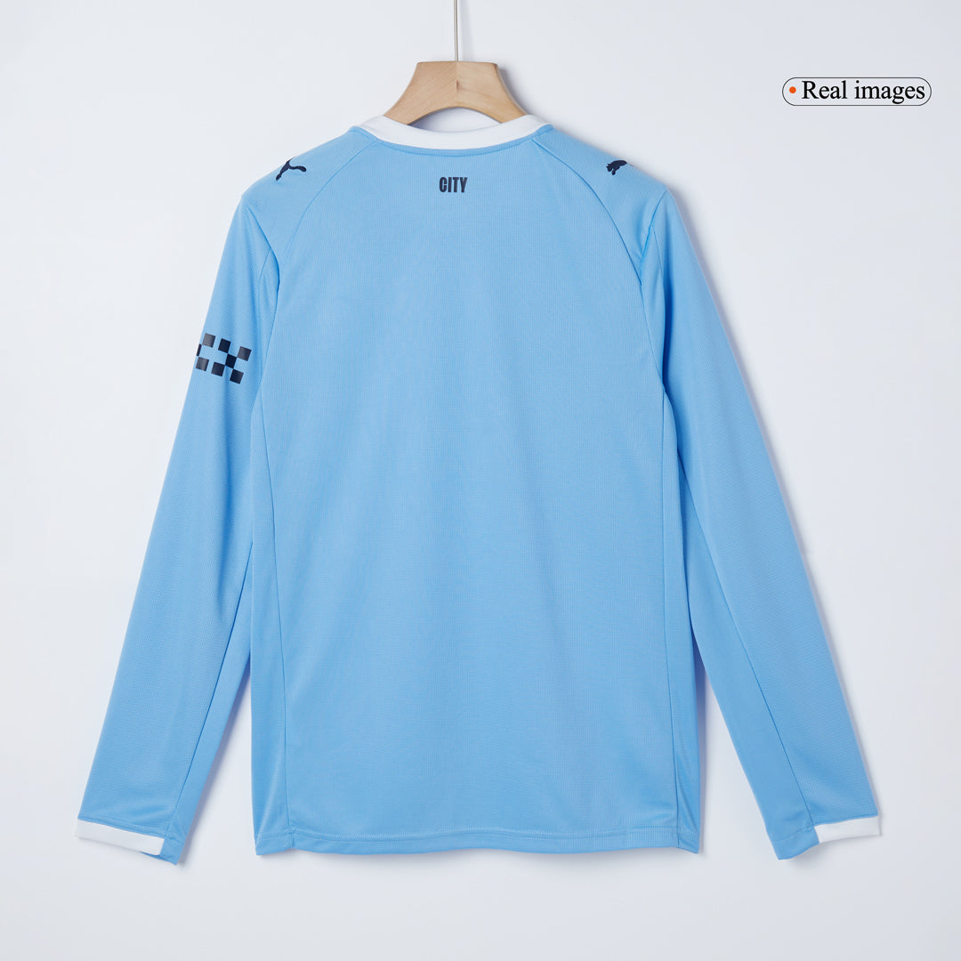 Heren Manchester City Thuis Lange Mouwen Voetbalshirt 2025/26 - foto 9