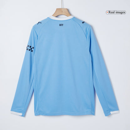 Heren Manchester City Thuis Lange Mouwen Voetbalshirt 2025/26 - foto 9