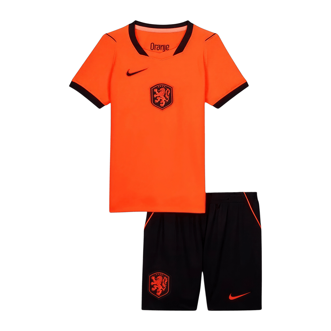 Kinder Nederland Thuis Tenue WK Voetbal 2026 - voorkant