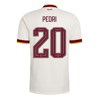 PEDRI #20 Spanje Spelersversie uitshirt WK Voetbal 2026 - slim fit