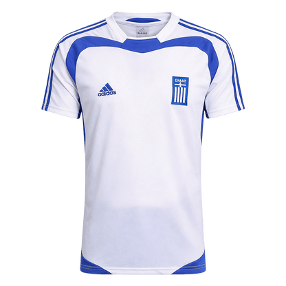 Retro Griekenland Uit Voetbalshirt 2004 - voorkant