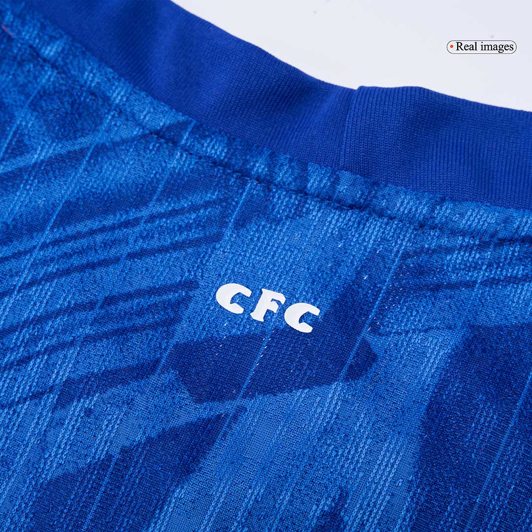 Chelsea Thuis Spelersversie Voetbalshirt 2025/26 - Slim Fit - close-up