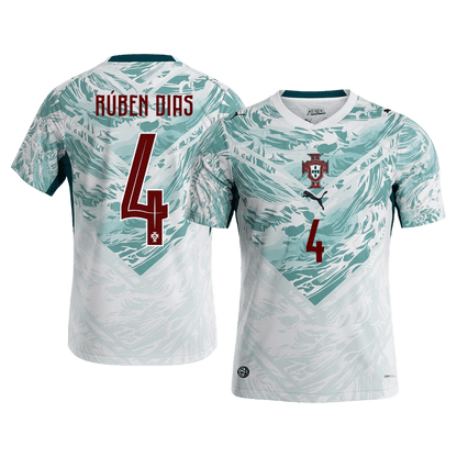 RÚBEN DIAS #4 Heren Portugal uitshirt WK Voetbal 2026
