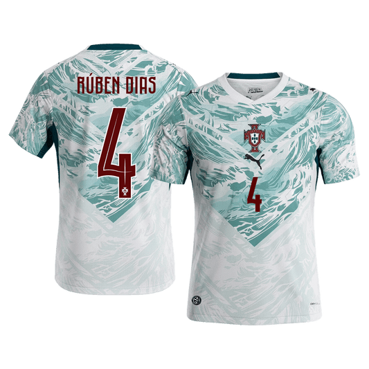 RÚBEN DIAS #4 Heren Portugal uitshirt WK Voetbal 2026