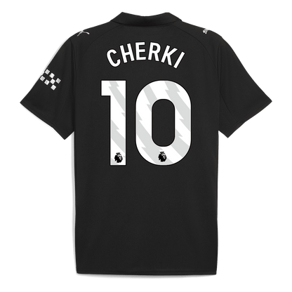 CHERKI #10 Heren Manchester City Uit Voetbalshirt 2025/26 - detail