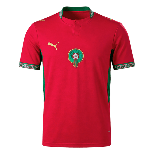 Heren Marokko Thuis Voetbalshirt WK Voetbal 2026 - voorkant