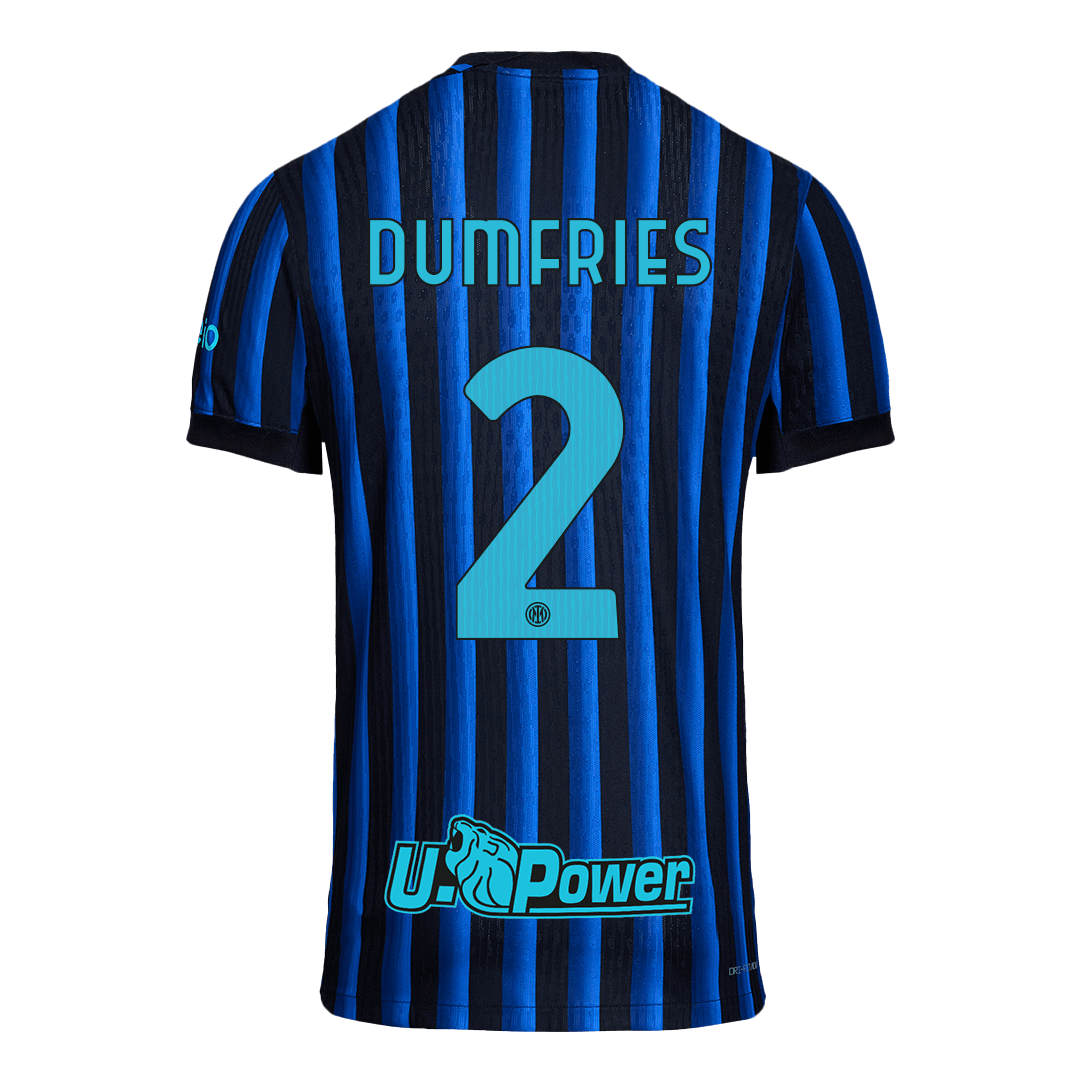 DUMFRIES #2 Inter Milan Thuis Spelersversie Voetbalshirt 2025/26 - Slim Fit - foto 13