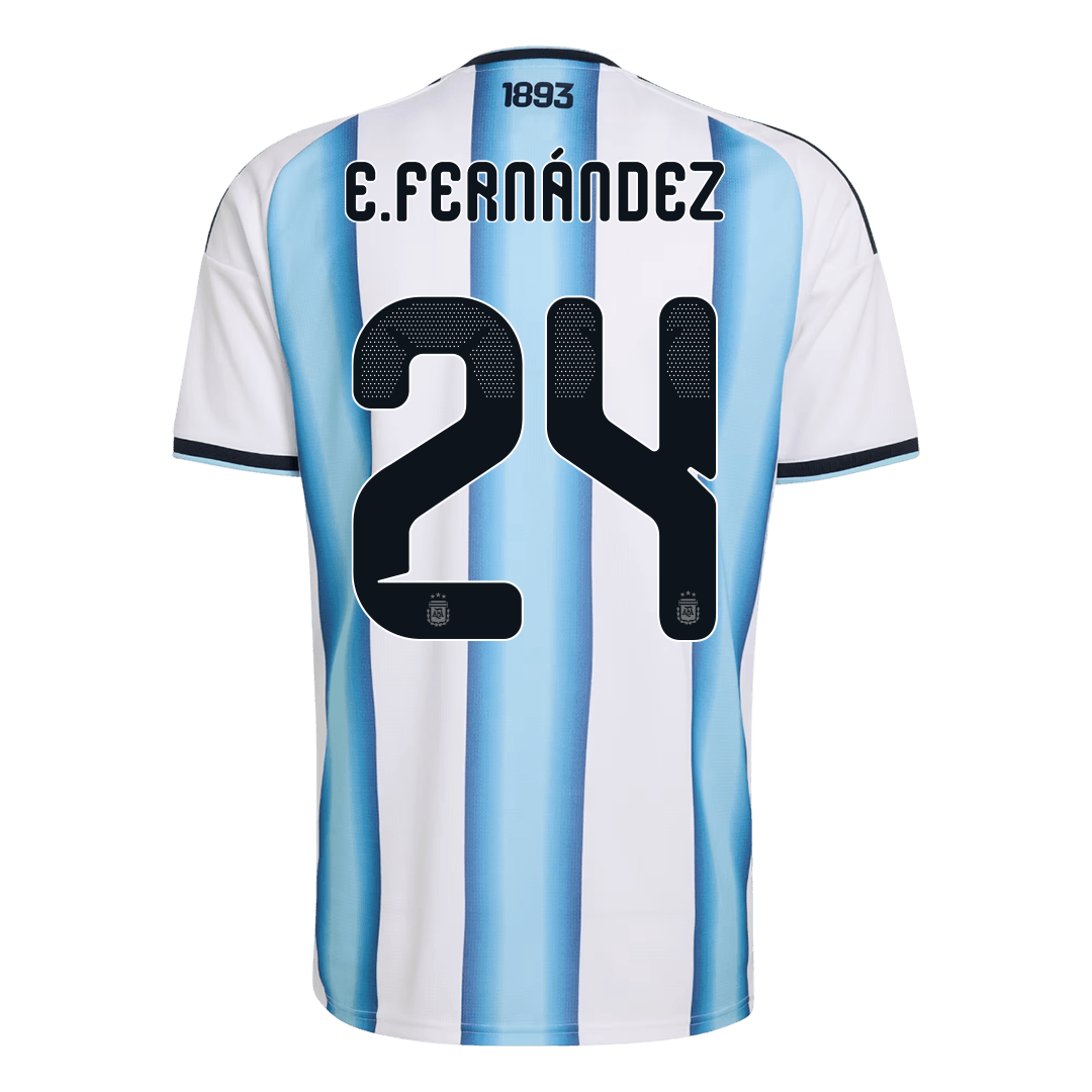 E. FERNANDEZ #24 Heren Argentinië thuisshirt 2026 [PREMIUM]