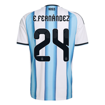 E. FERNANDEZ #24 Heren Argentinië thuisshirt 2026 [PREMIUM]