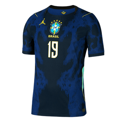 ENDRICK #19 Brazilië Spelersversie uitshirt WK Voetbal 2026 - slim fit