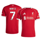 WIRTZ #7 Heren Liverpool thuisshirt 2025/26
