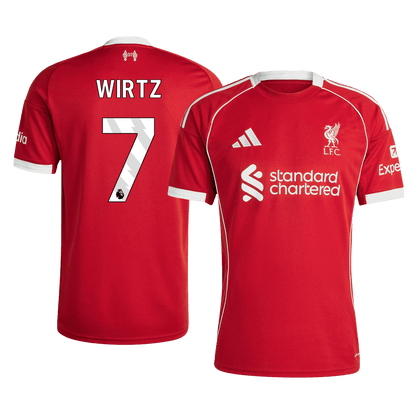 WIRTZ #7 Heren Liverpool Thuis Voetbalshirt 2025/26