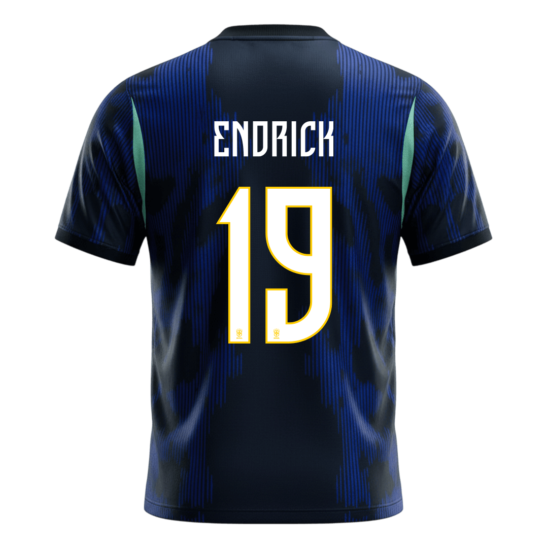 ENDRICK #19 Maillot de football brésilien pour hommes Coupe du Monde 2026
