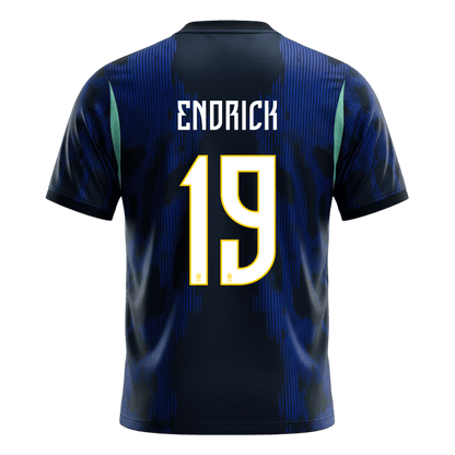 ENDRICK #19 Maillot de football brésilien pour hommes Coupe du Monde 2026