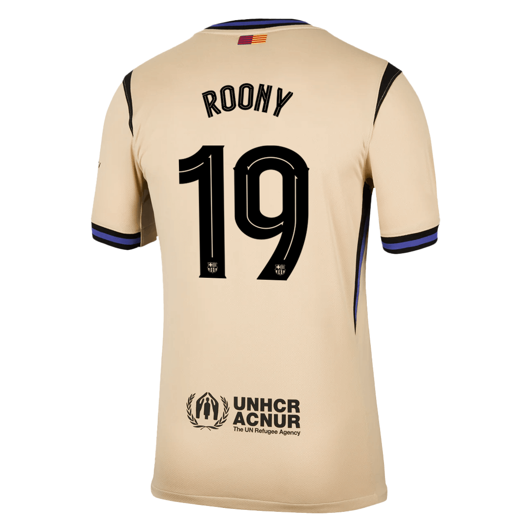 ROONY #19 Heren Barcelona Uit Voetbalshirt 2025/26 - UCL - detail
