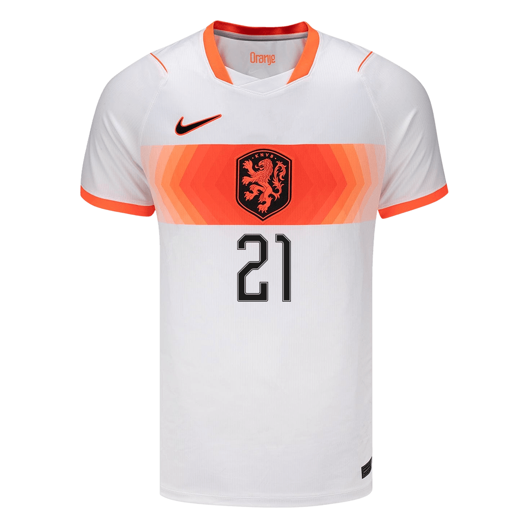 F.DE JONG #21 Heren Nederland uitshirt WK Voetbal 2026