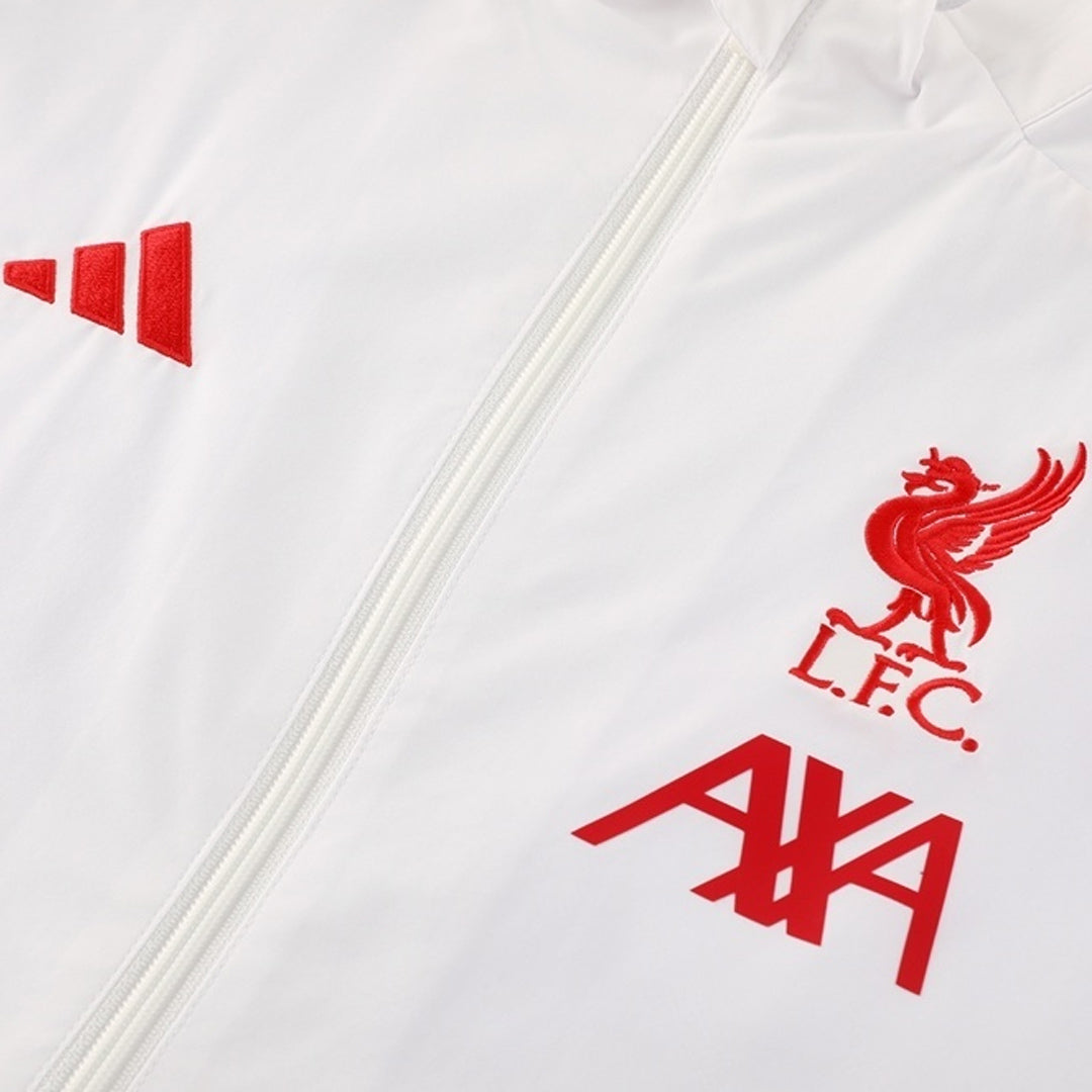 Liverpool Windjack 2025/26 White - detail
