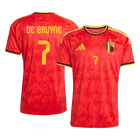 DE BRUYNE #7 Heren België thuisshirt WK Voetbal 2026