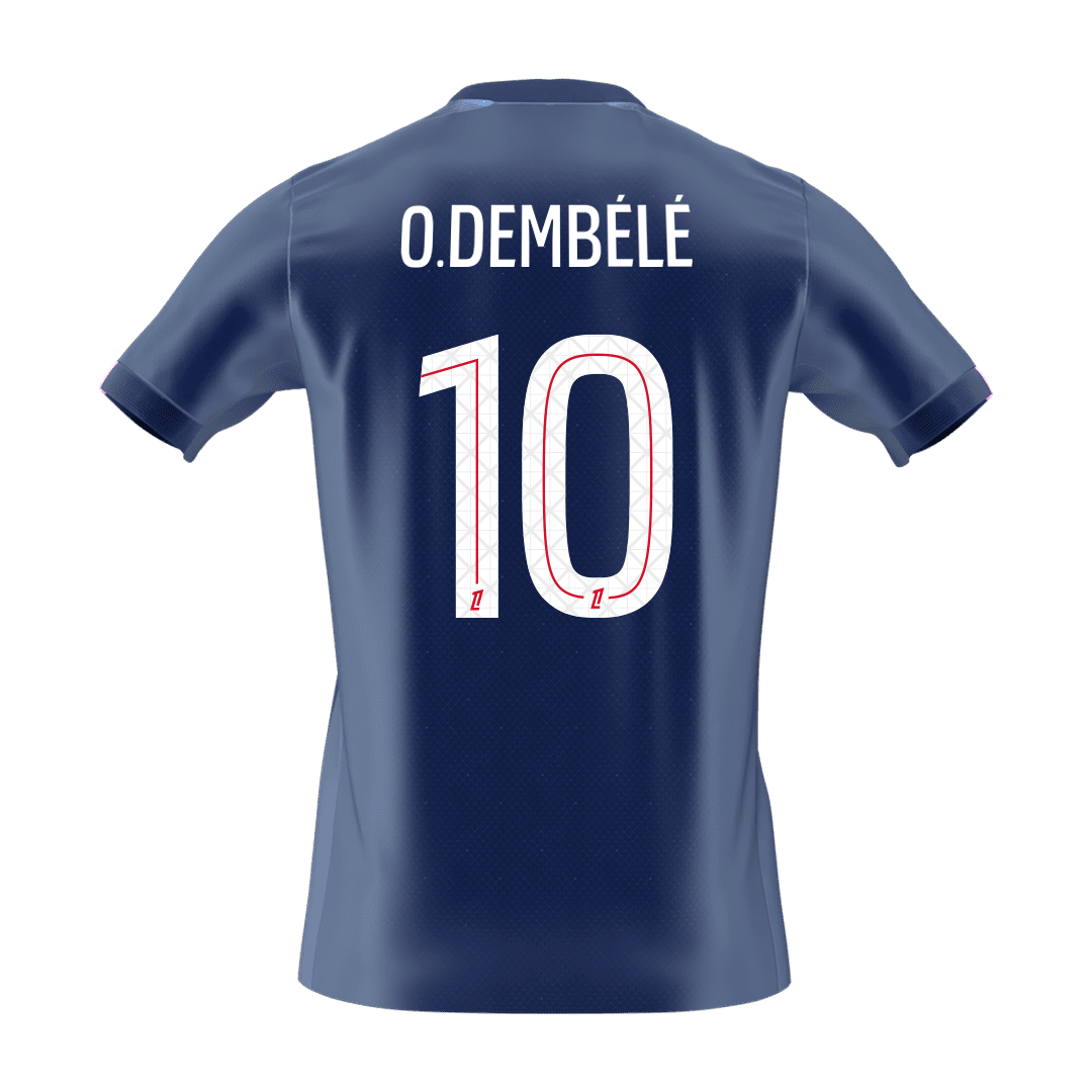 O.DEMBéLé #10 Heren PSG Thuis Voetbalshirt 2025/26 [PREMIUM] - extra