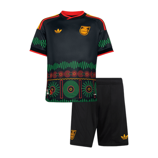 Kinder Jamaica Uit Tenue WK Voetbal 2026 - voorkant