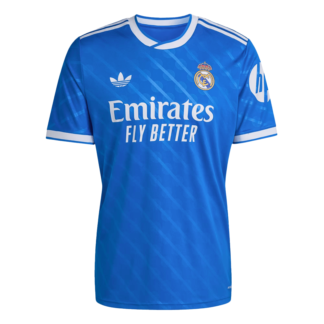 BELLINGHAM #5 Heren Real Madrid Derde Voetbalshirt 2025/26 - achterkant