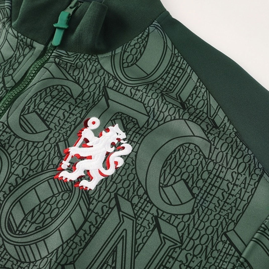 Chelsea Trainingsjack 2025/26 Green - model