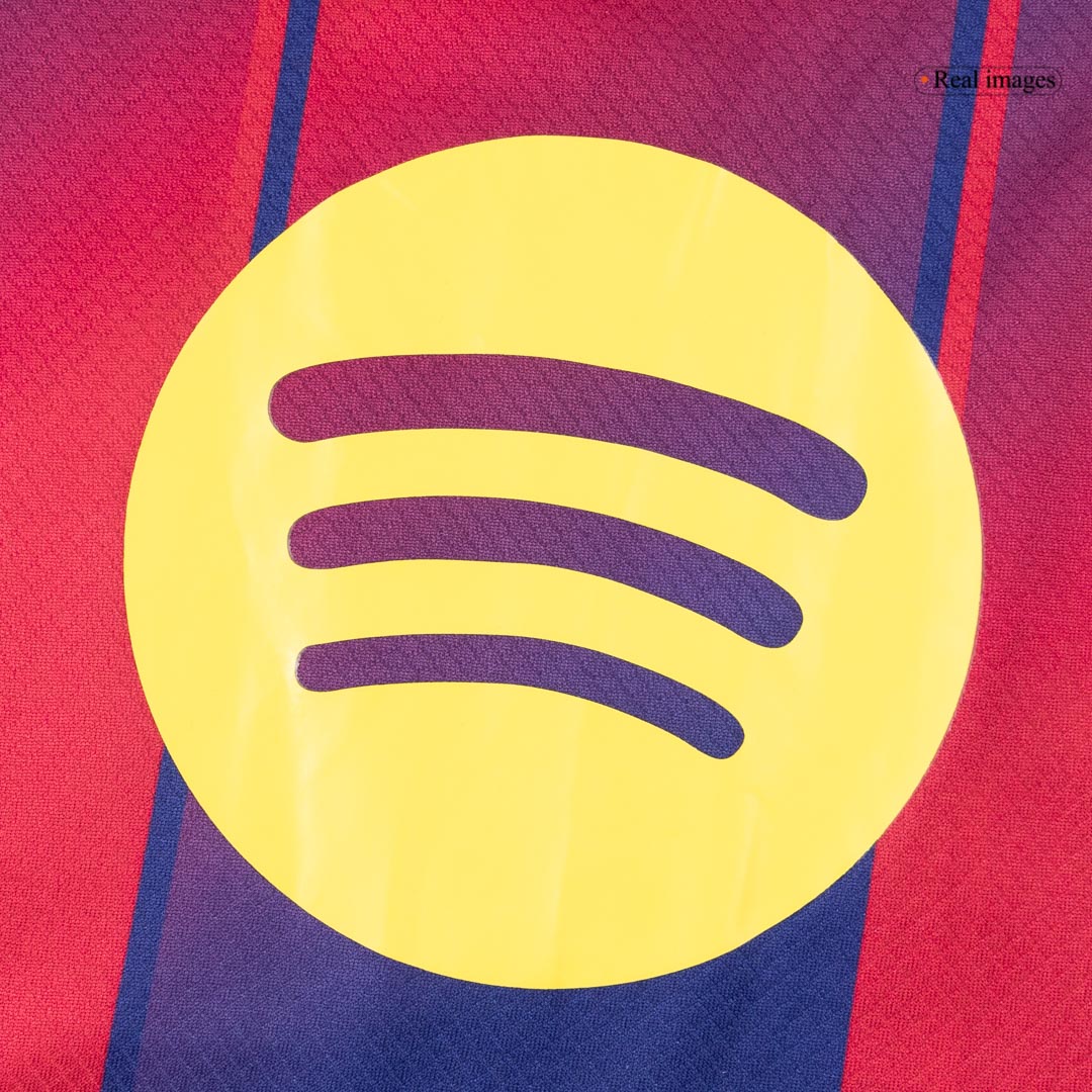 Heren Barcelona Thuis Lange Mouwen Voetbalshirt 2025/26 - zijkant