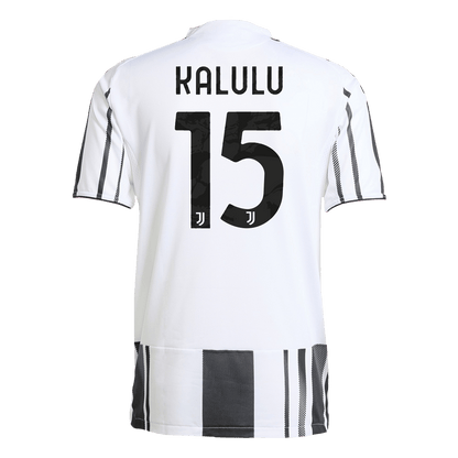 KALULU #15 Juventus Thuis Spelersversie Voetbalshirt 2025/26 - Slim Fit - achterkant