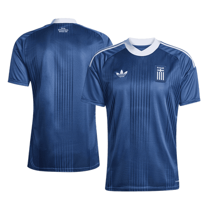 Heren Griekenland Uit Voetbalshirt WK Voetbal 2026 - achterkant